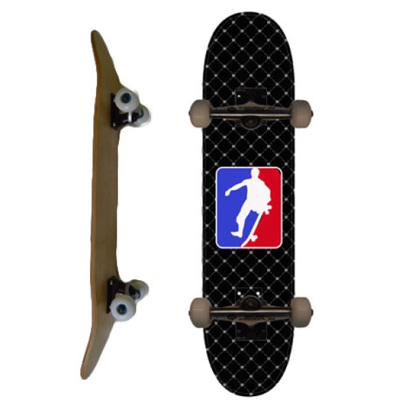 Easy People Skateboards SB-1 Complete Skateboard Decks-BLack-NSA