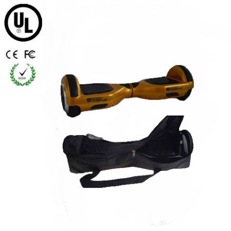 Easy People Hoverboard Gold Two Wheel Self Balancing Motorized Scooter with Bag