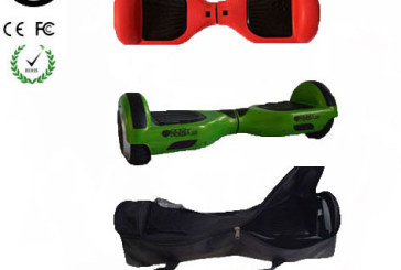 Easy People Red Green Hoverboard Combo Red Skin ( Silicone case) + Green Hoverboard + Bag