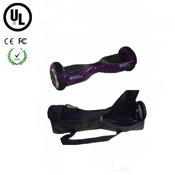 Easy People Hoverboard Purple Two Wheel Self Balancing Motorized Scooter with Bag