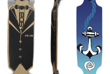 Easy People Longboards Drop Through Lowrider Longboard Complete DT-2 Anchor