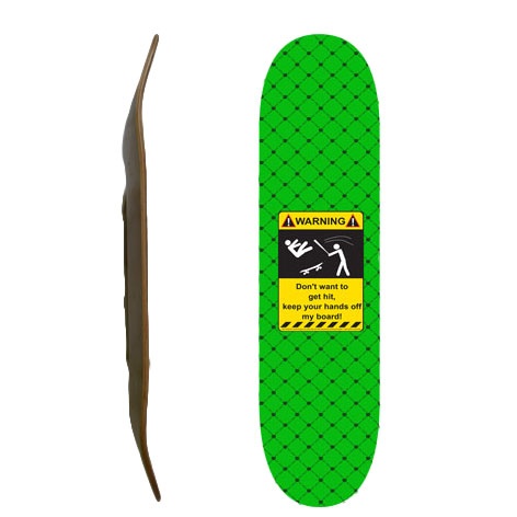 Easy People Skateboards SB-1 Blank Skateboard Deck-Lime-Green-Hit