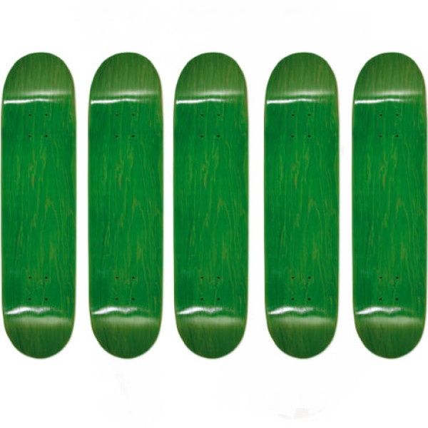 Easy People Skateboards SB-1 Semi-Pro Stained Skateboard Deck Green x 5