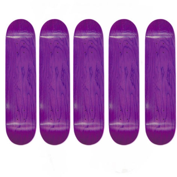 Easy People Skateboards SB-1 Semi-Pro Stained Skateboard Deck Purple x 5