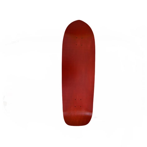 Easy People Skateboards Red Stained Old School Skateboard Deck