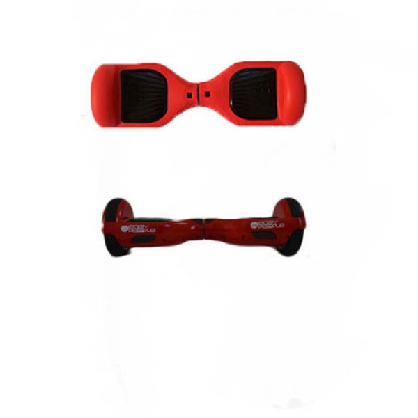 Easy People Hoverboard Red Two Wheel Self Balancing Motorized Scooters With Red Silicone Case