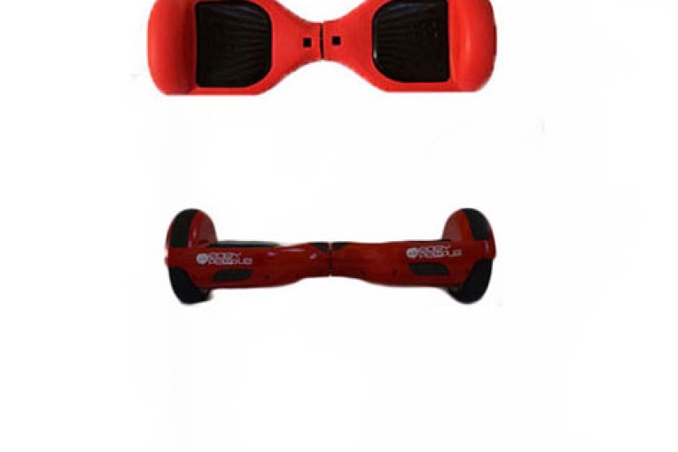 Easy People Hoverboard Red Two Wheel Self Balancing Motorized Scooters With Red Silicone Case