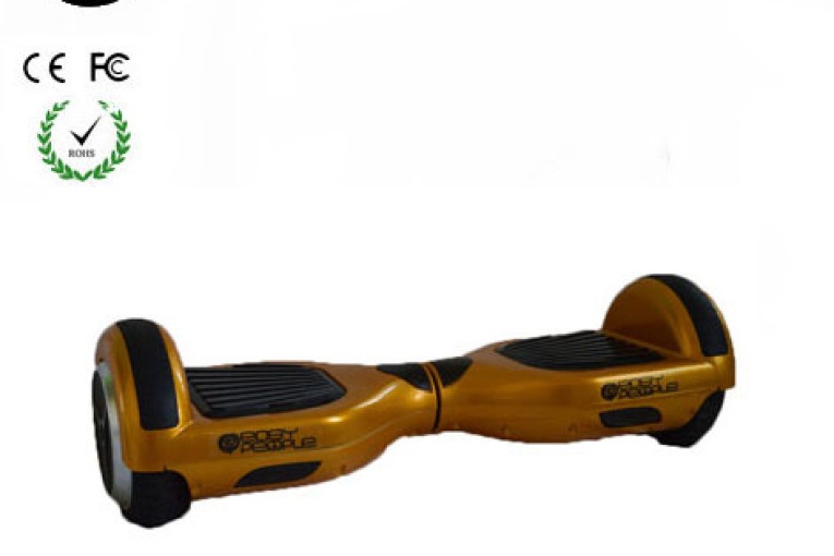 Easy People Hoverboard Gold Two Wheel Self Balancing Motorized Scooter
