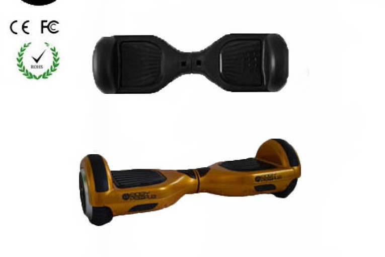 Hoverboard Gold With Silicone Case Black