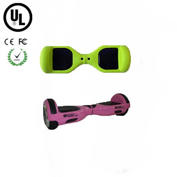 Hoverboard Pink With Silicone Case Green