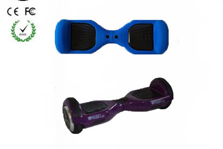 Hoverboard Purple With Silicone Case Blue