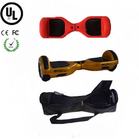 Hoverboard Gold Hover Skin Red With Bag