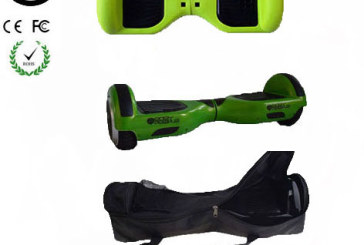 Easy People Green Green Hoverboard Combo Green Skin ( Silicone case) + Green Hoverboard + Bag