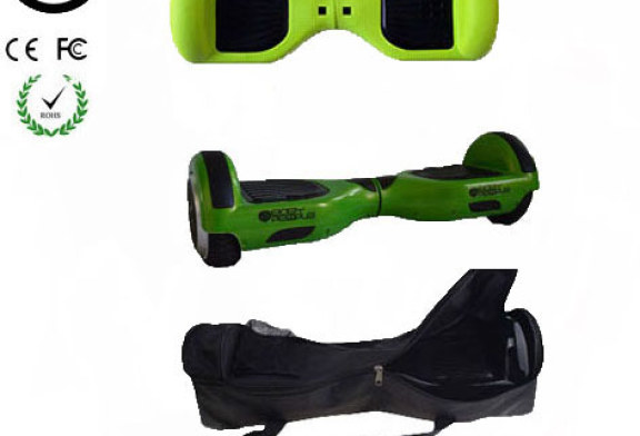 Easy People Green Green Hoverboard Combo Green Skin ( Silicone case) + Green Hoverboard + Bag