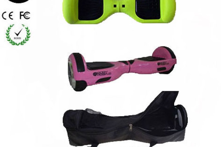 Hoverboard Pink Hover Skin Green With Bag
