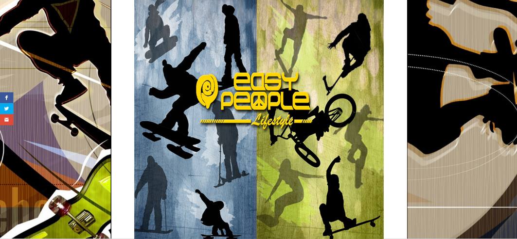 Easy People Longboards Skateboards Stunt Scooters Snowskates Hoverboards Electric Skateboard Electric Longboard Logo